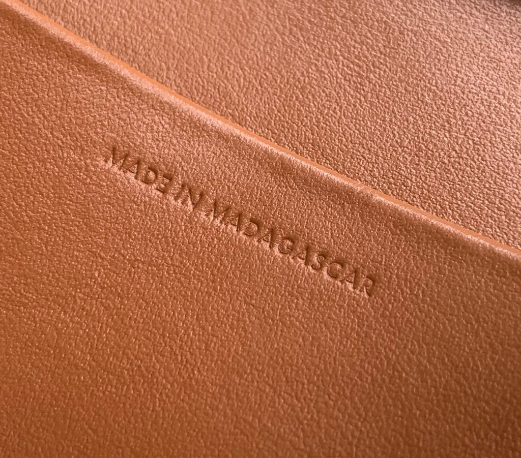 CELIN MULTIPOCHETTE 23 BEIGE RAFFIA TRIMMINGS CALFSKIN