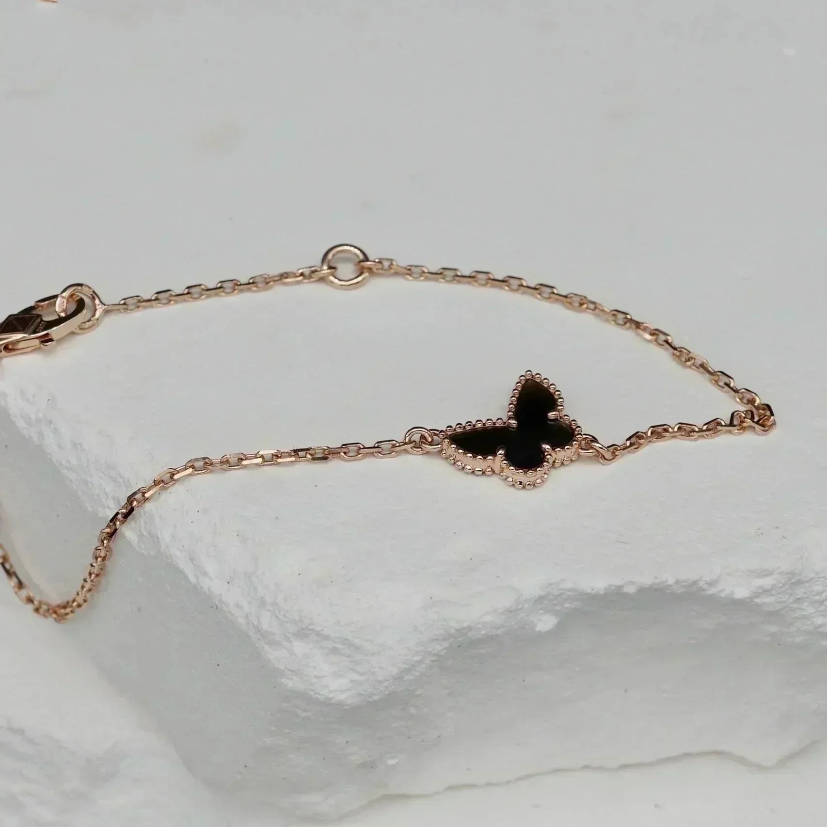 BUTTERFLY ONYX  BUTTERFLY BRACELET