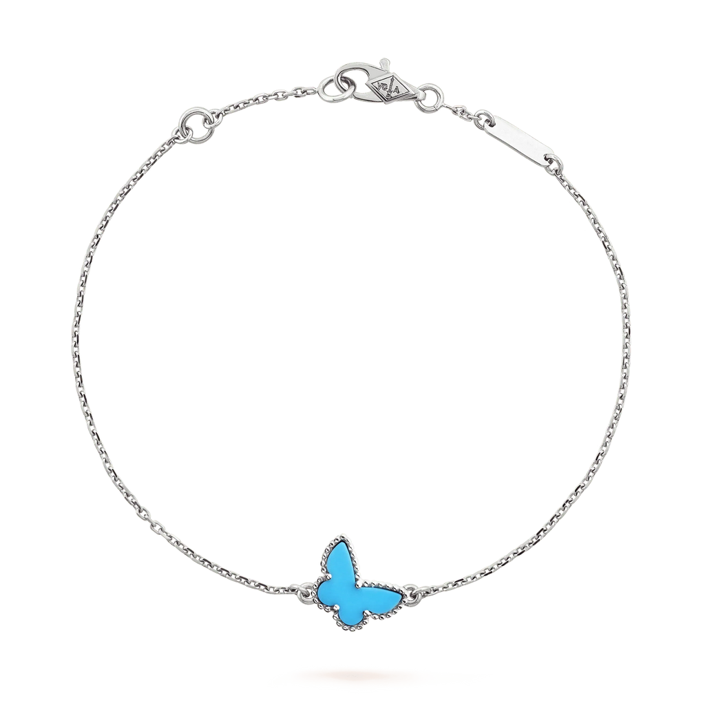 BRACELET PAPILLON TURQUOISE ARGENT