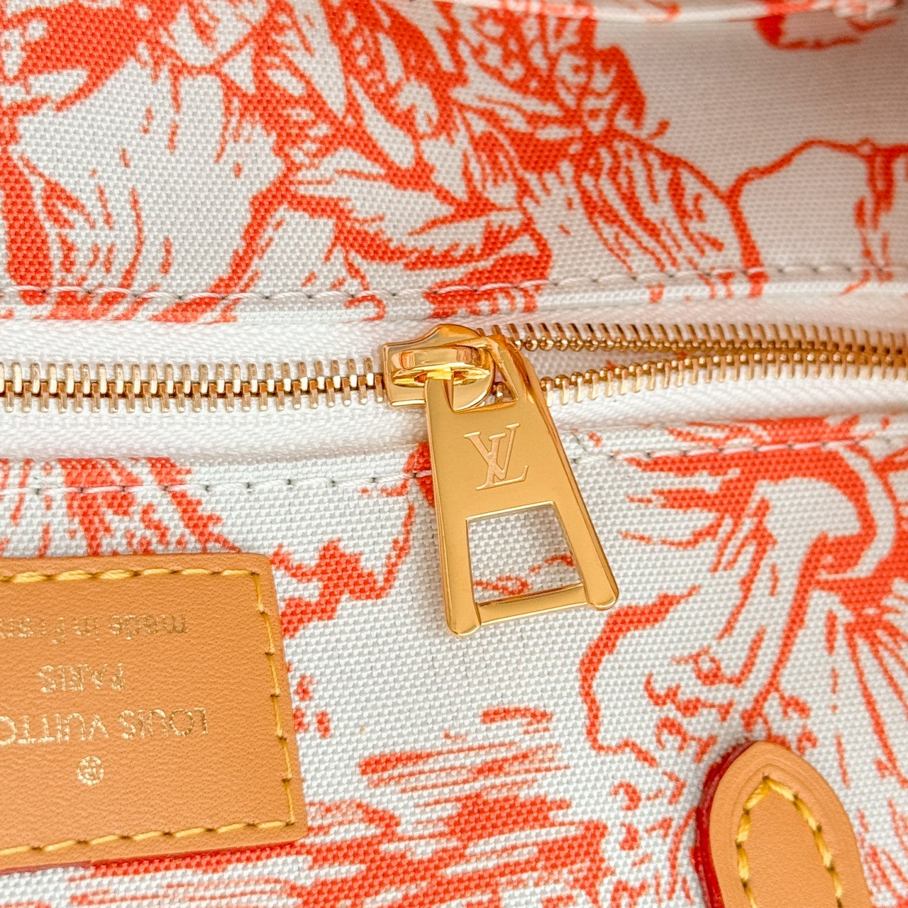 ONTHEGO MM 35CM TOILE MONOGRAMME CORAIL