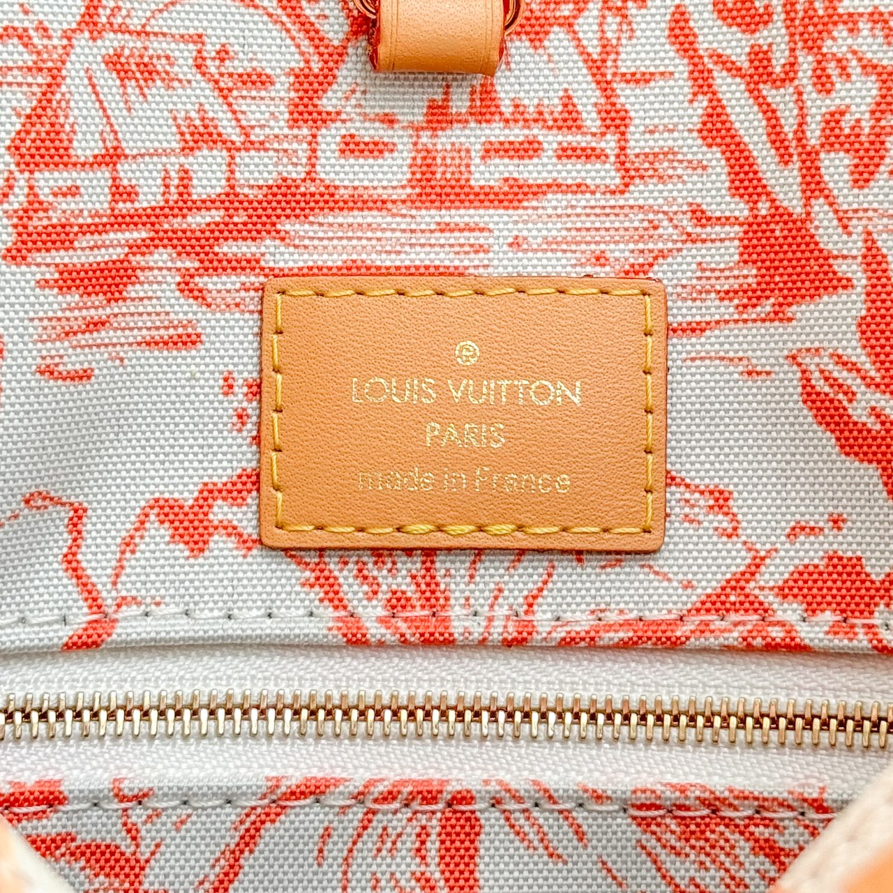 ONTHEGO MM 35CM TOILE MONOGRAMME CORAIL
