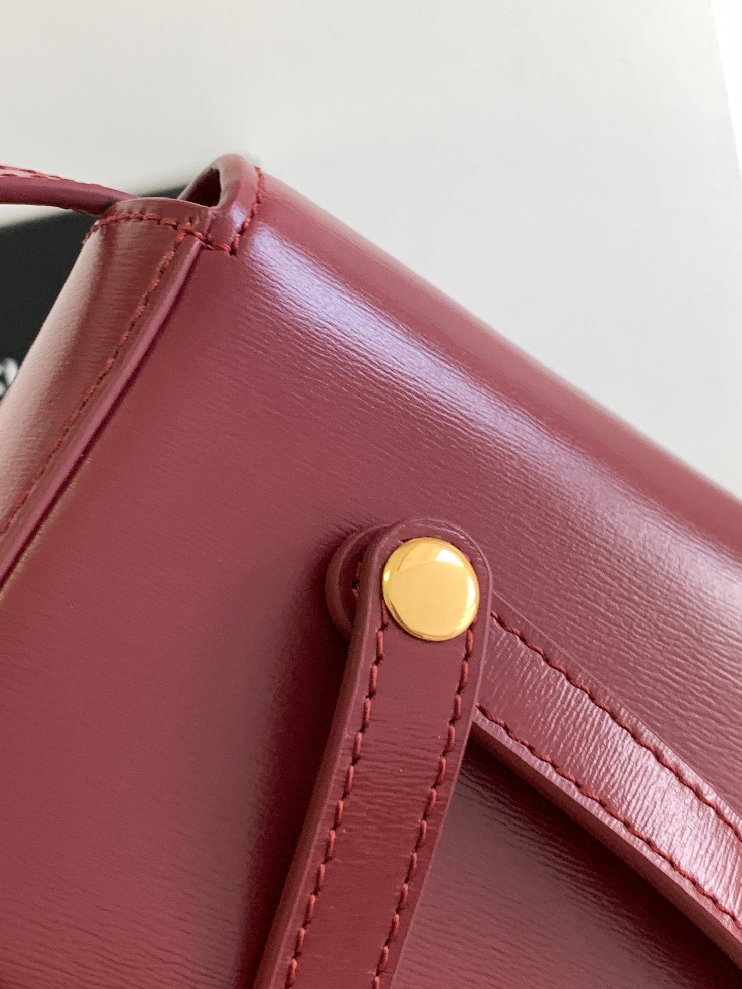 TEEN TRIOMPHE 11CM CUIR DE VEAU ROUGE