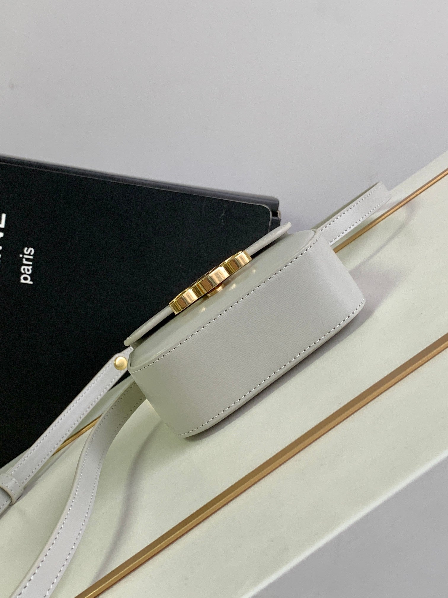 TEEN TRIOMPHE 11CM CUIR DE VEAU GRIS