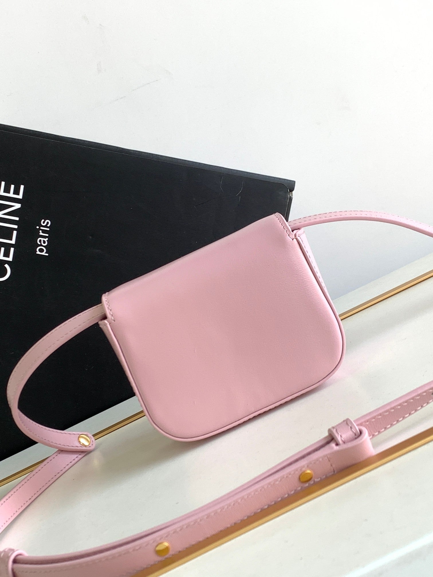 TEEN TRIOMPHE 11CM CUIR DE VEAU ROSE CLAIR