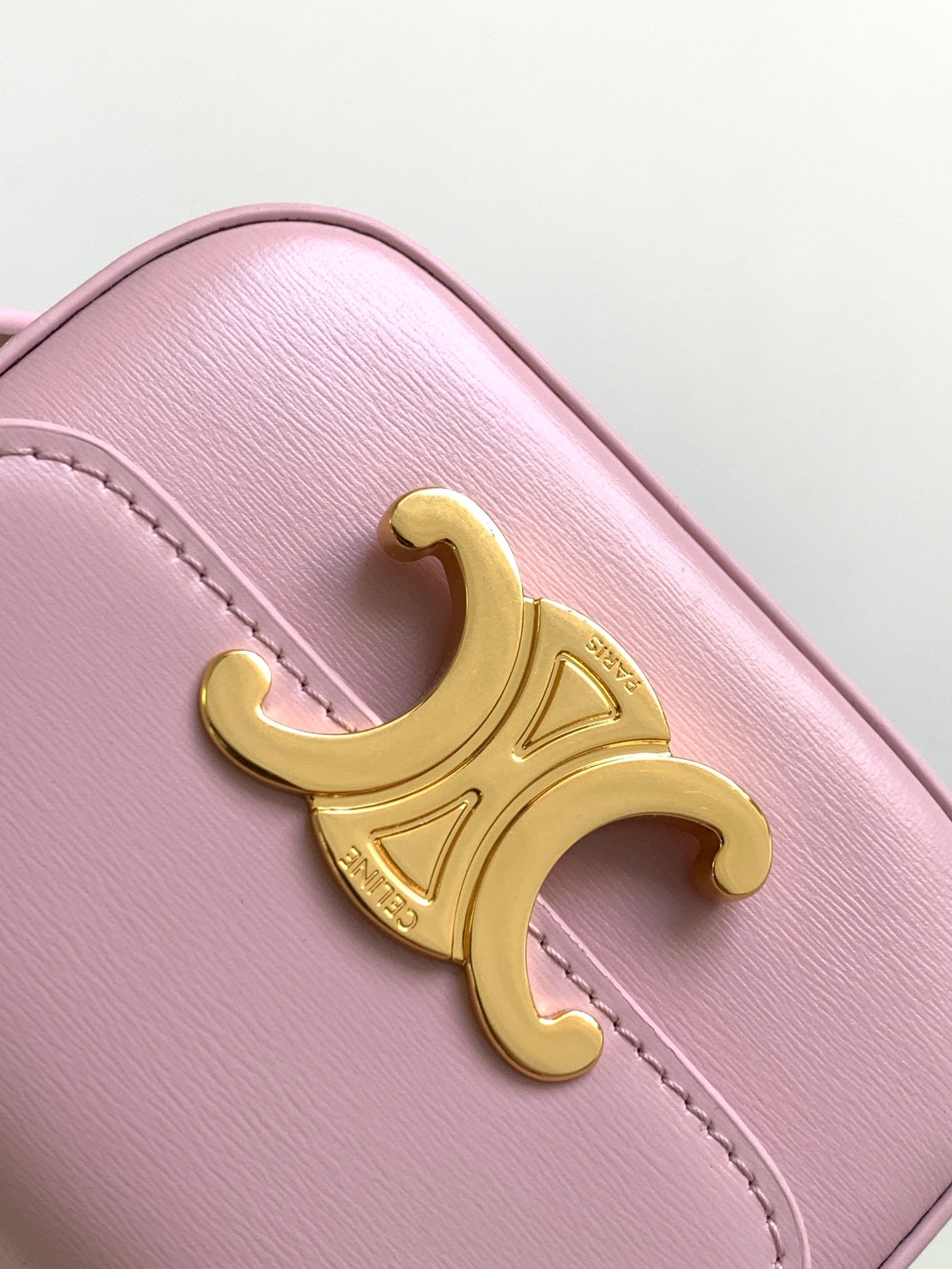 TEEN TRIOMPHE 11CM CUIR DE VEAU ROSE CLAIR