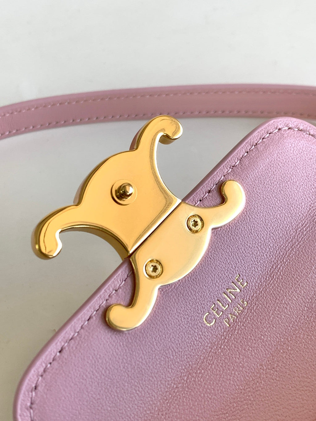 TEEN TRIOMPHE 11CM CUIR DE VEAU ROSE CLAIR