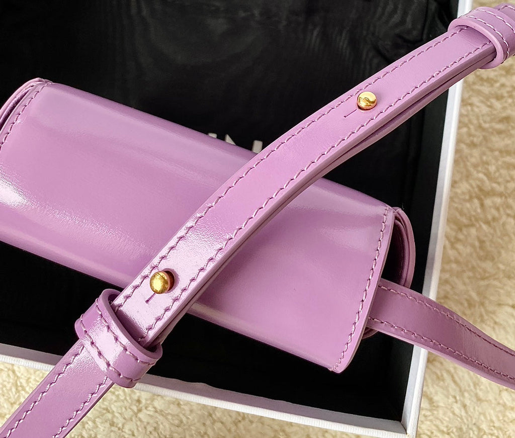 TEEN TRIOMPHE 11CM CUIR DE VEAU VIOLET
