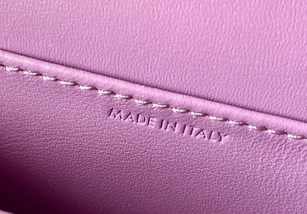 TEEN TRIOMPHE 11CM CUIR DE VEAU VIOLET