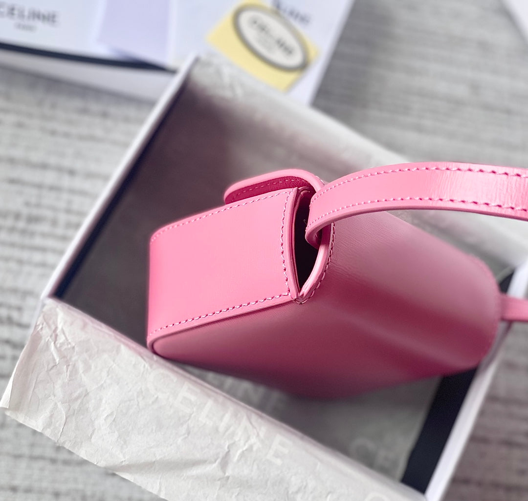 TEEN TRIOMPHE 11CM CUIR DE VEAU ROSE