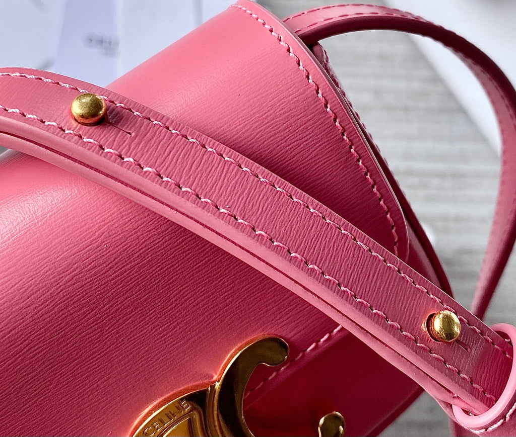 TEEN TRIOMPHE 11CM CUIR DE VEAU ROSE
