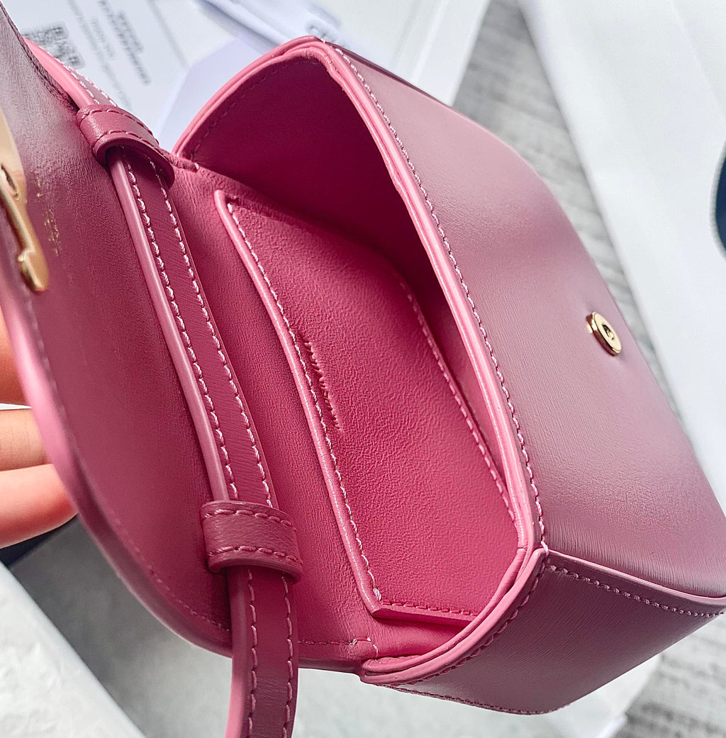 TEEN TRIOMPHE 11CM CUIR DE VEAU ROSE